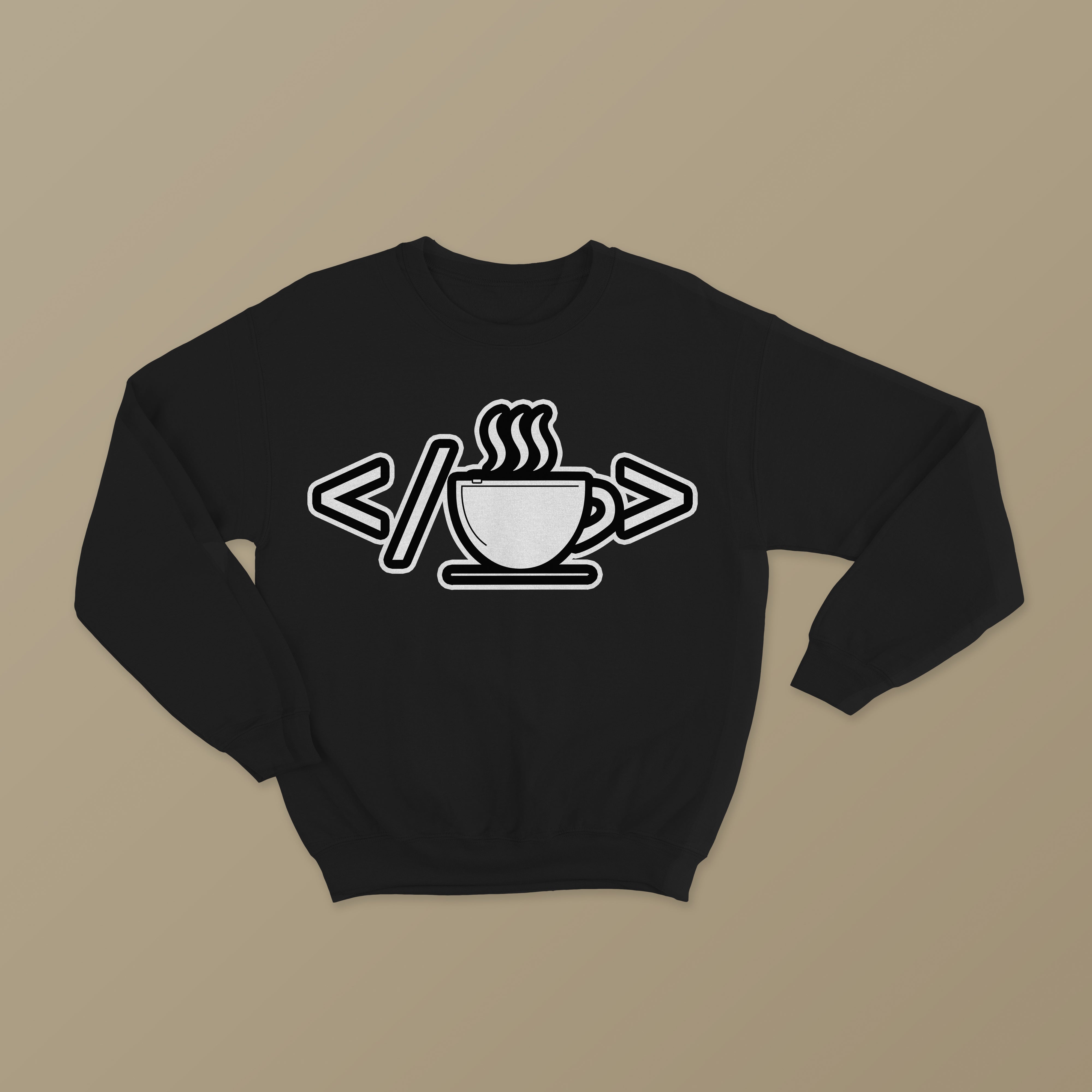 </Coffee> Unisex Black Sweatshirt