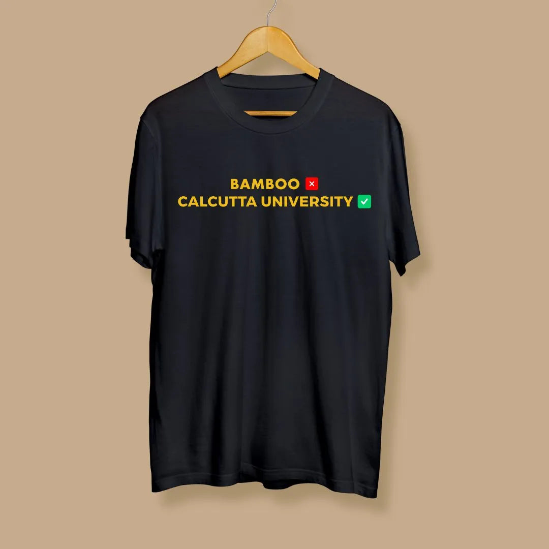 Calcutta University Bengali Printed Tshirt