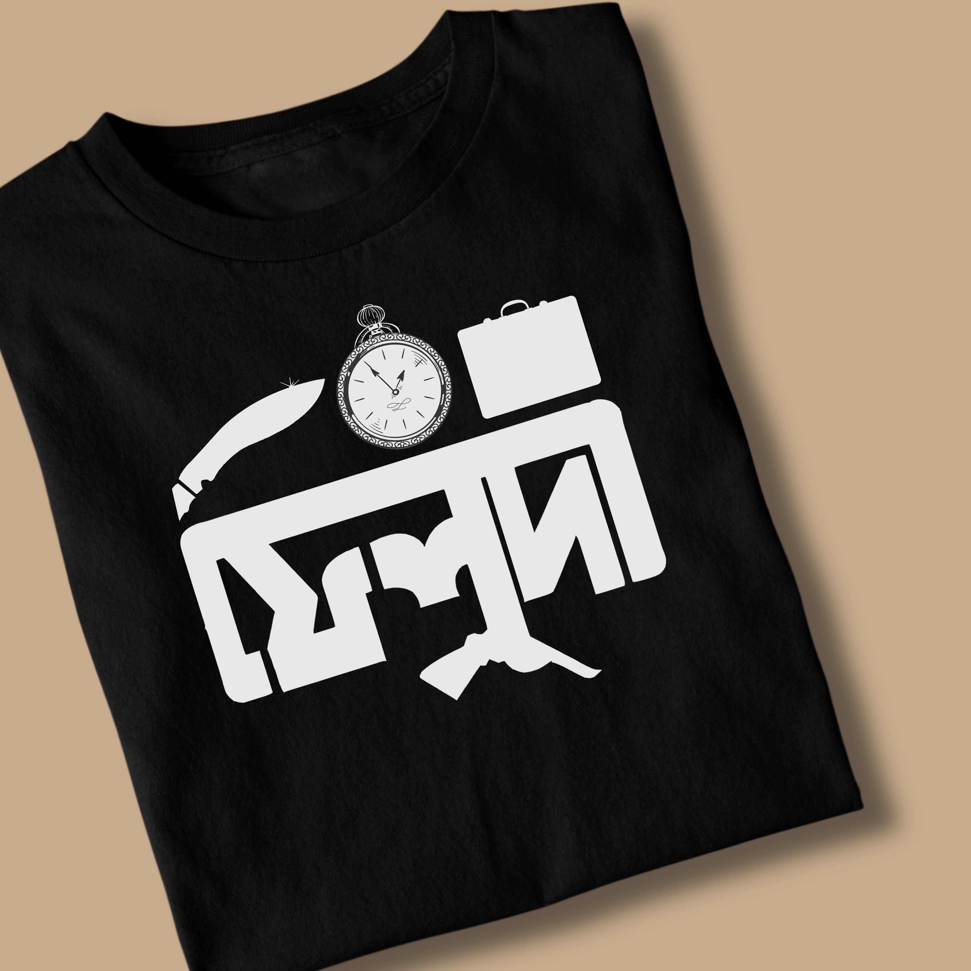 Black - Feluda Bengali Tshirt