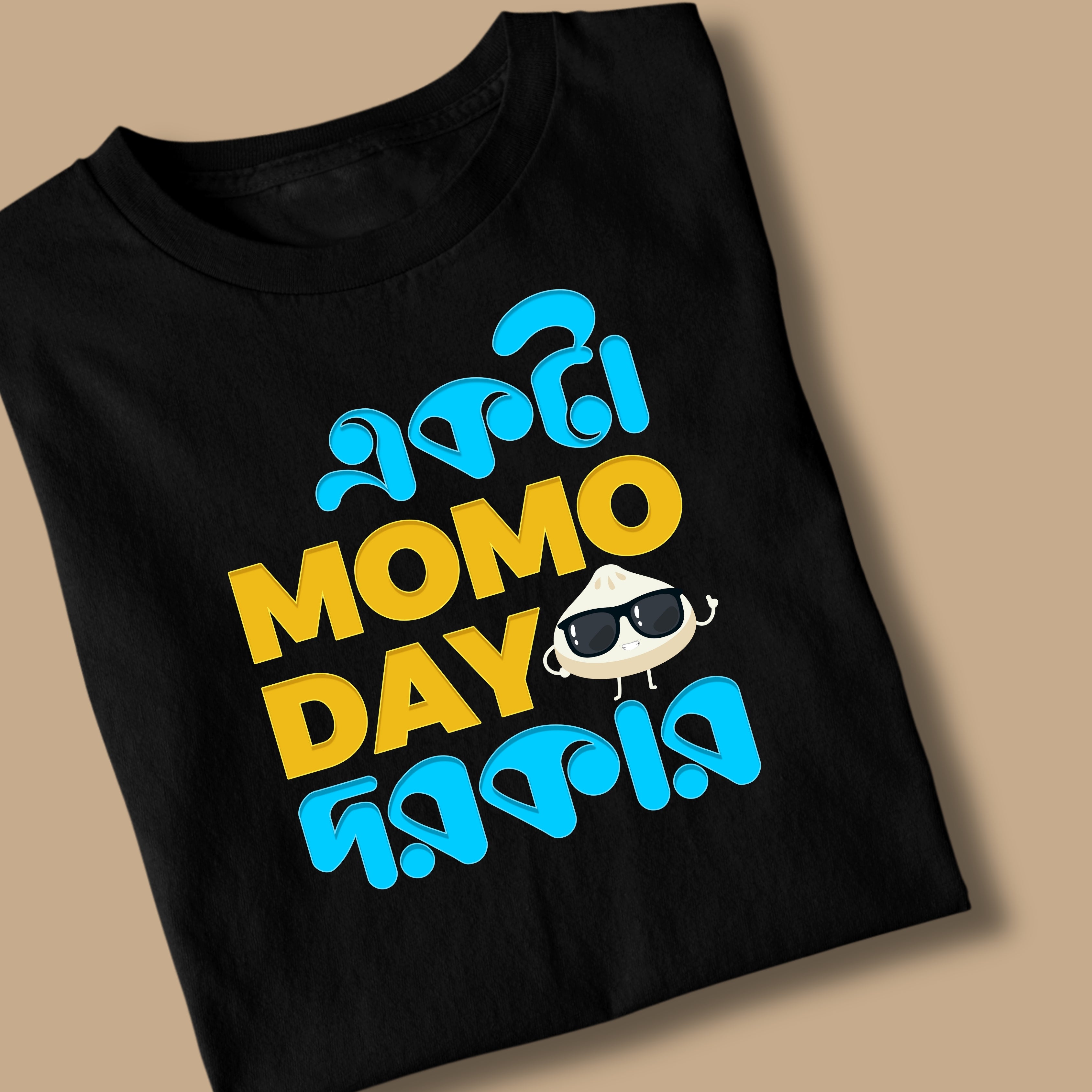 Momo Day Unisex Bengali Printed Tshirt