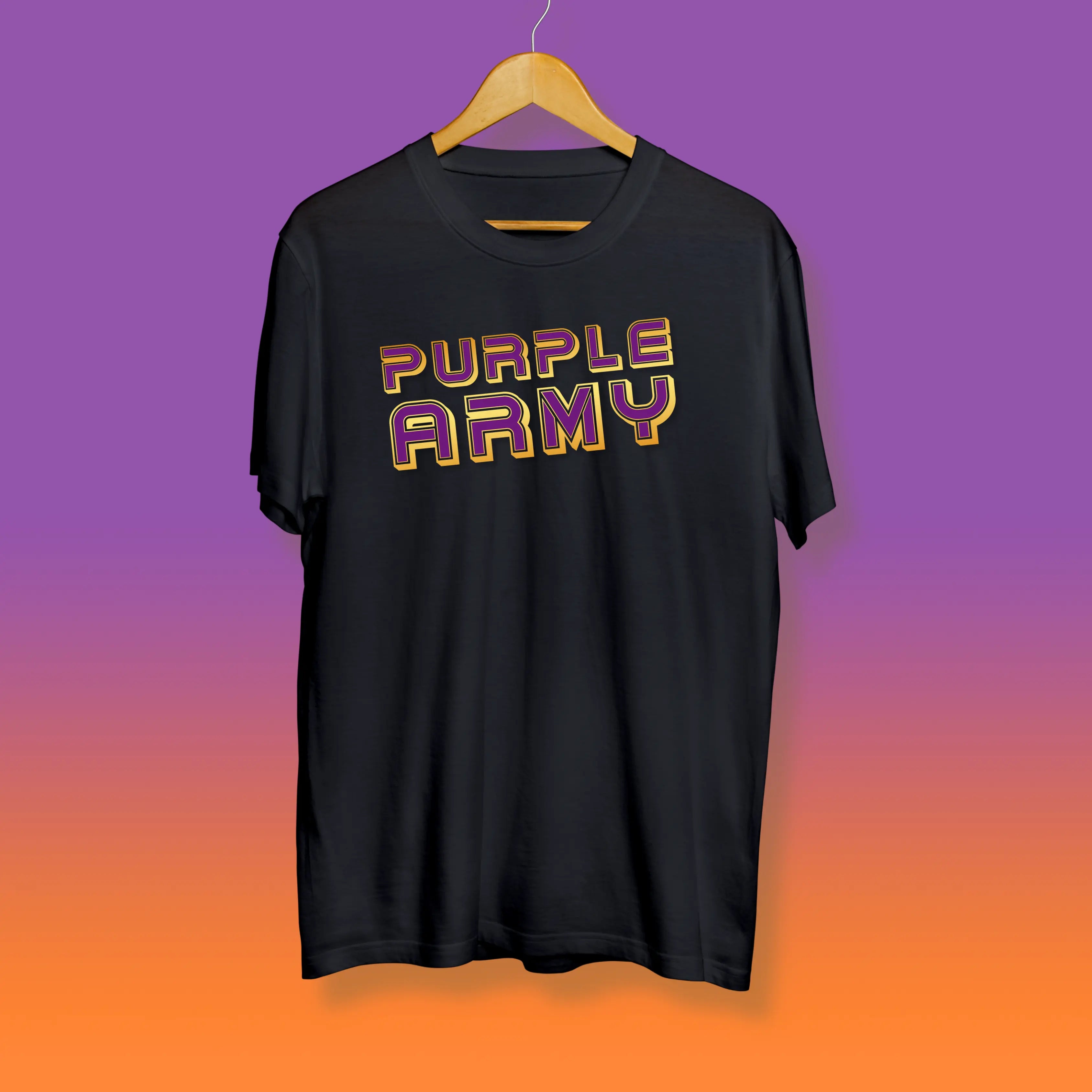 Purple Army Unisex IPL Printed Tshirt