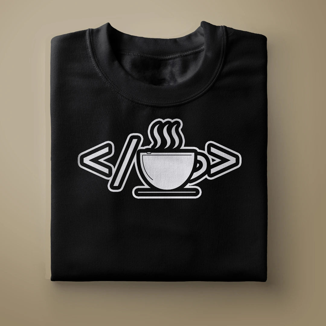 </Coffee> Unisex Black Sweatshirt